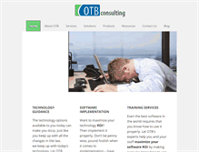 Tablet Screenshot of otb-consulting.com